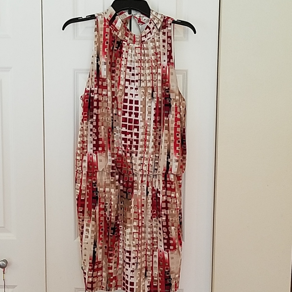 Sleeveless summer mini dress
